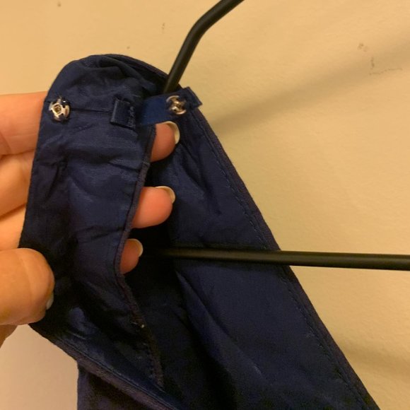 Lilly Pulitzer V-Neck Navy Jacquard Dress - Picture 6 of 8